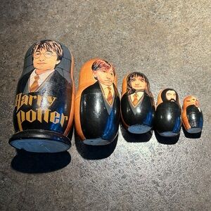 Harry Potter Matryoshka 🪆 Russian Nesting Dolls Ron Hermione Hagrid Griphook
